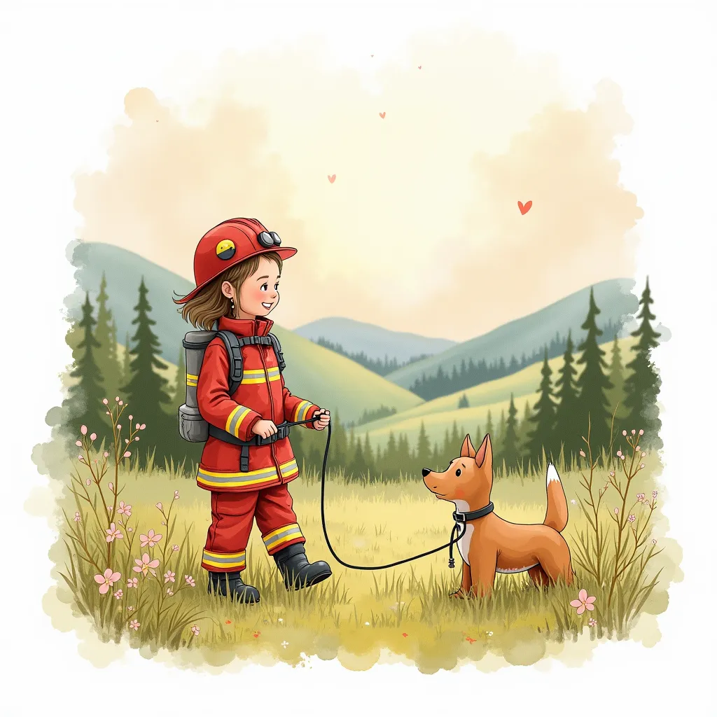 Mia und das Feuerabenteuer im Lichtenwald