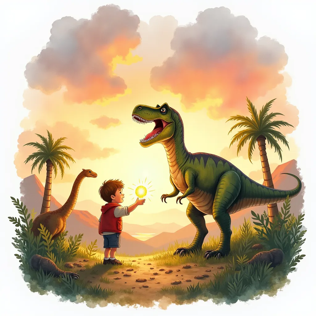 Der Superheld und der Dinosaurier