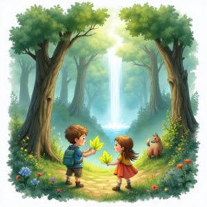 Das Geheimnis des leuchtenden Blattes